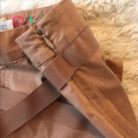 Vintage Joseph for Saks Jandel classic tan front split skirt Size Small - Picture 3 of 4